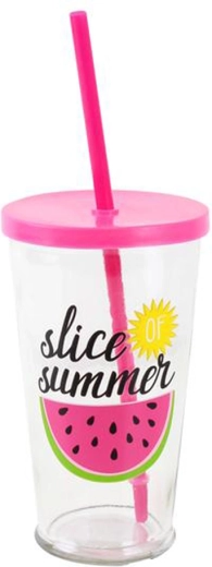 Verre avec paille Toro Fruits 450 ml