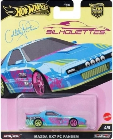 Modèle premium Hot Wheels Mazda RX-7 FC Pandem à l’échelle 1:64