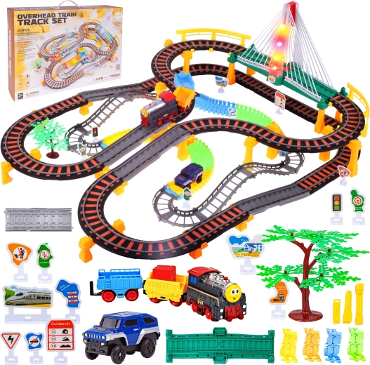 Circuit de train électrique 192 pièces
