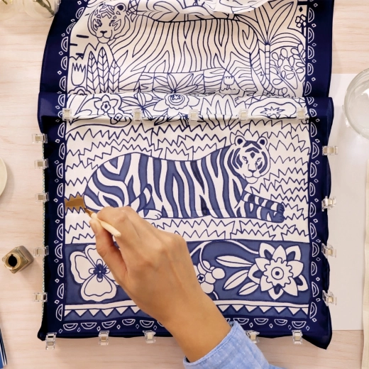 Contours préimprimés pour une peinture sereine