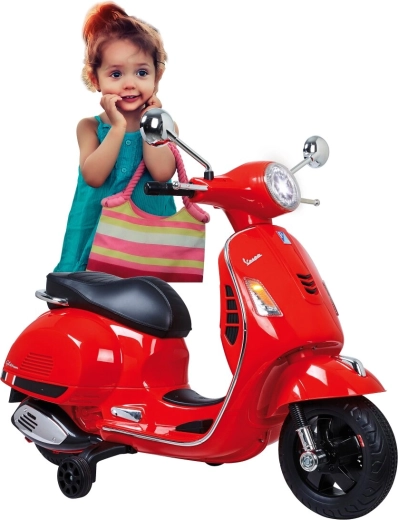 Moto électrique pour enfants Jamara Vespa GTS 125 rouge 12 V