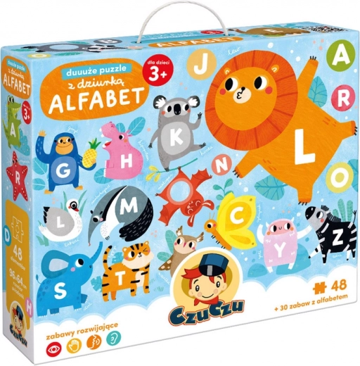 CzuCzu grands puzzles avec trou Alphabet