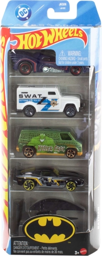 Coffret 5‑pack de collection avec motifs BATMAN emblématiques