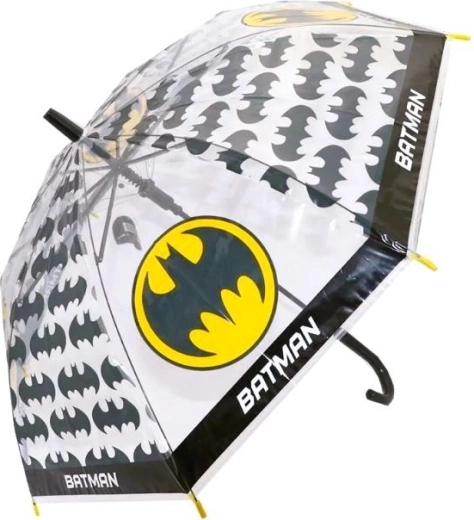 Parapluie automatique transparent pour enfant Batman
