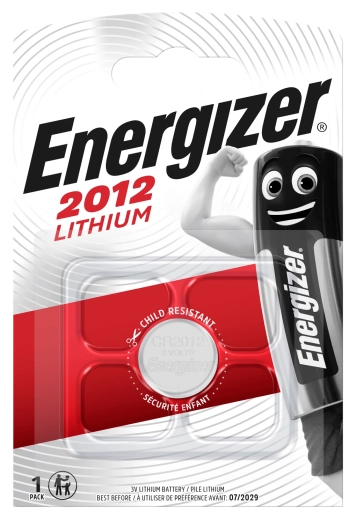 Pile bouton au lithium CR2012 ENERGIZER 3 V, 58 mAh (1 pc)