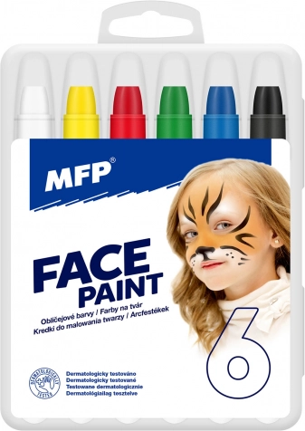 Couleurs pour le visage - Ensemble de maquillage 6 pièces