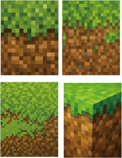 Sac cadeau Minecraft taille M
