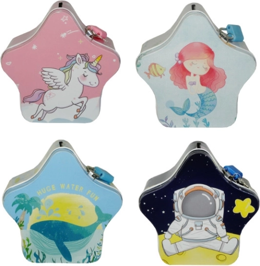 Tirelire en métal en forme d’étoile pour enfants