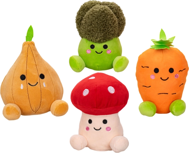 Légume en peluche 14 cm (assortiment de 4 modèles)