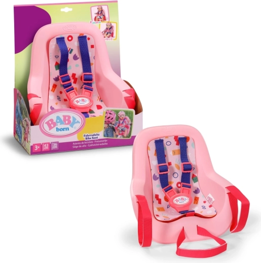 Siège de vélo BABY born à motifs