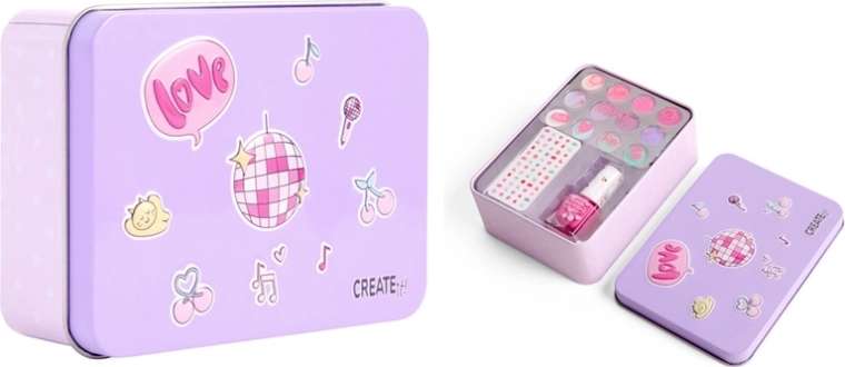 Create it ! coffret de maquillage avec fards à paupières et vernis à ongles