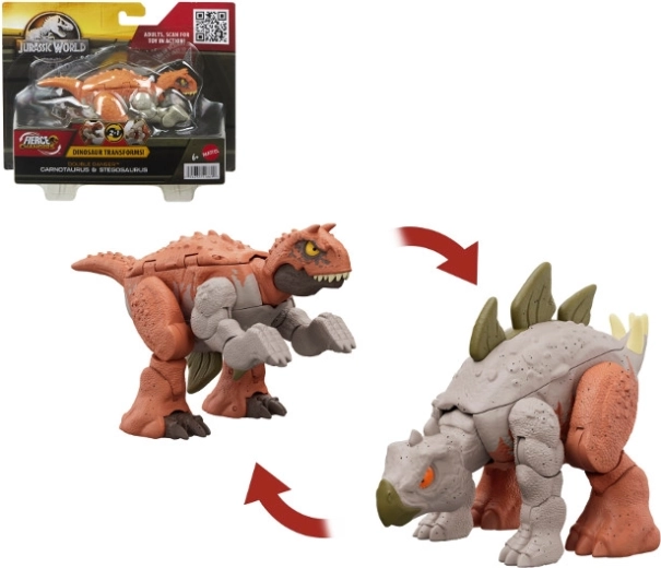 Dinosaure 2-en-1 avec transformation Carnotaurus JURASSIC WORLD