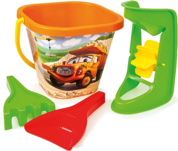 Set de sable Dino Tatra avec seau et moulin 4 pièces