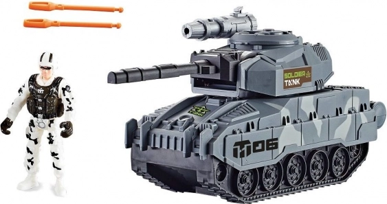 Tank avec Figurin de Soldat et Artillerie Fonctionnelle