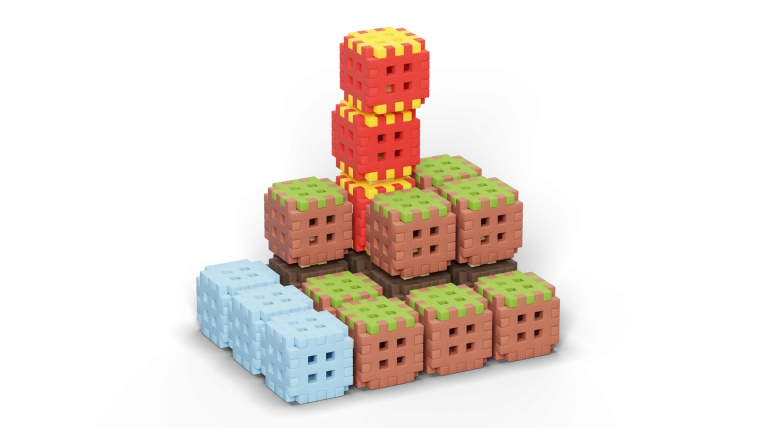 Blocs modulaires pour constructions 3D