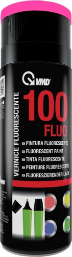 Peinture acrylique fluorescente en spray rose 400 ml