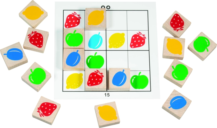 Grille logique 4×4 sans répétitions