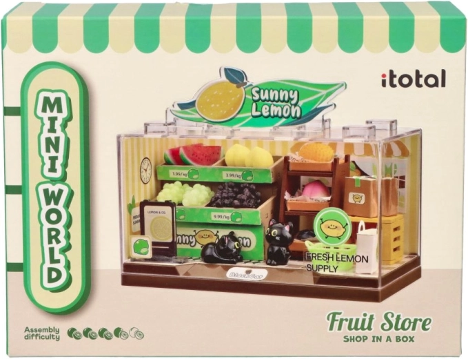 i-Total miniatura DIY de boutique de fruits à assembler