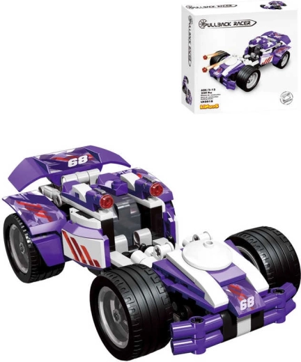 Jeu de construction LiNooS voiture de sport à rétrofriction (229 pièces)