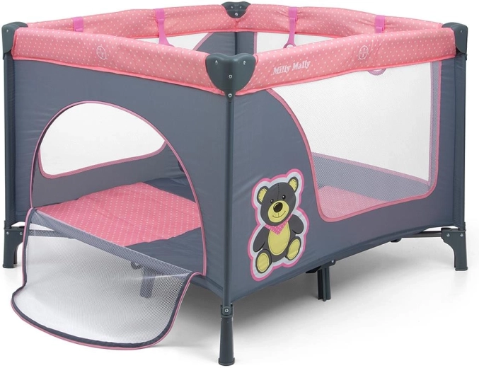 Parc pliant pour enfant MILLY MALLY Fun Pink Bear