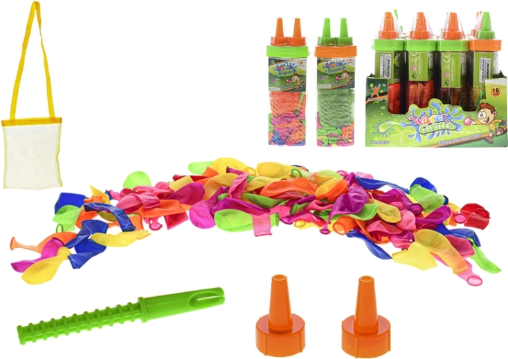 Ballons à eau avec remplisseur – lot de 120 pièces