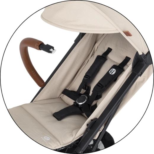 Attache sûre avec boucle magnétique