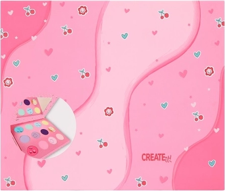 Create It! palette de fards à paupières pastel avec miroir (12 teintes)