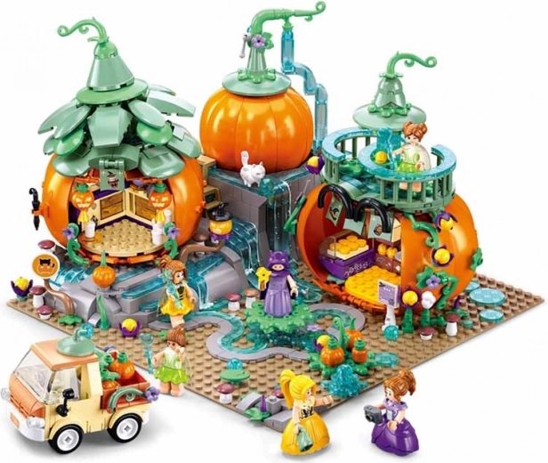 Sluban Girls Dream village enchanté en citrouilles set de construction