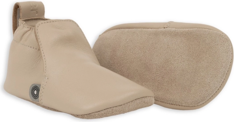 Chaussons en cuir Lodger beige (12–15 mois)