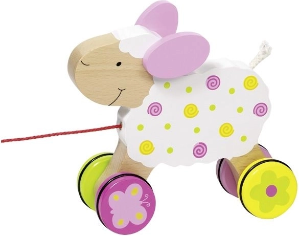 Mouton à tirer en bois Zuzka GOKI