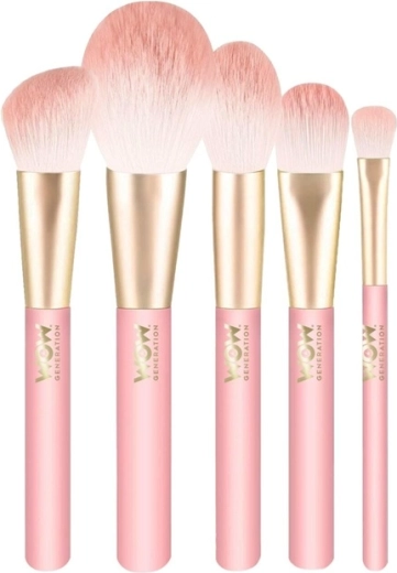 Set complet de 5 pinceaux pour le maquillage au quotidien