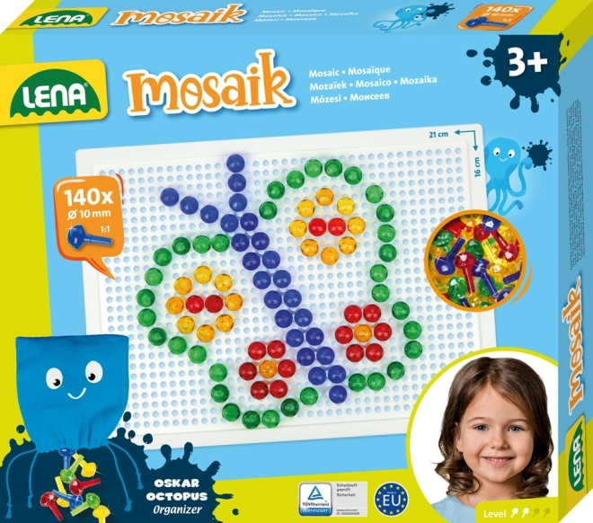 LENA mosaïque à champignons pour enfants – Cristal