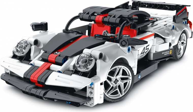 Kit de construction de voiture de course RC avec télécommande et application