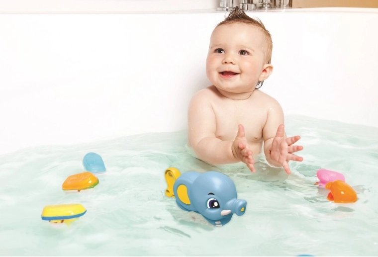 Joyeux compagnon de bain