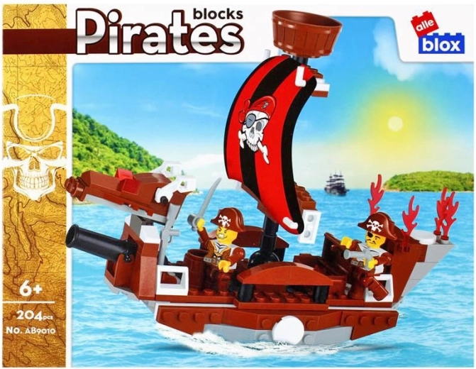 Bateau pirate à construire avec minifigurines
