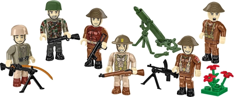 Six mini-figurines détaillées pour des scènes dynamiques