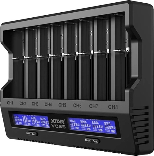 Modes storage et mesure de capacité (Grad) sur tous les canaux