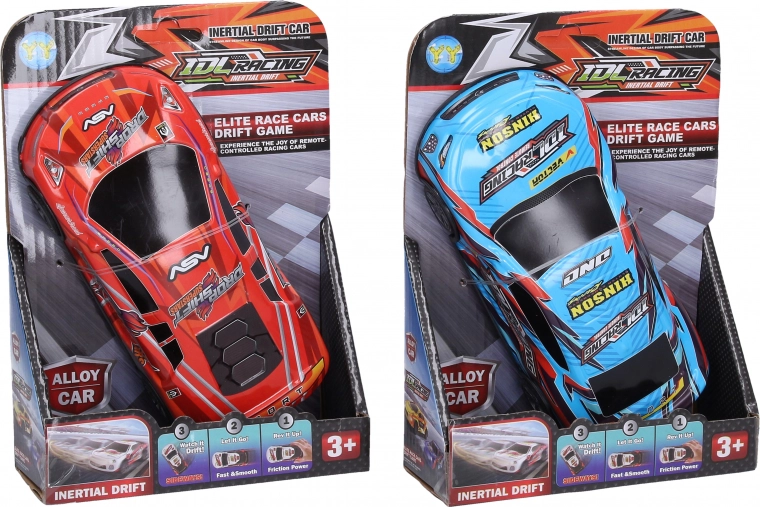 Voiture métallique drift à inertie 17 cm