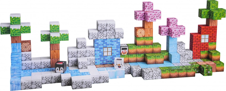 blocs de construction magnétiques 3D, set de 384 pcs