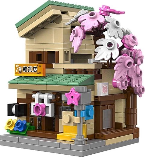 CaDA Mini Kitty's épicerie 1:65 en kit de construction