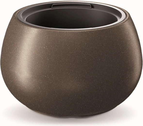 Pot Heos Eco Wood avec insert 37 cm – café