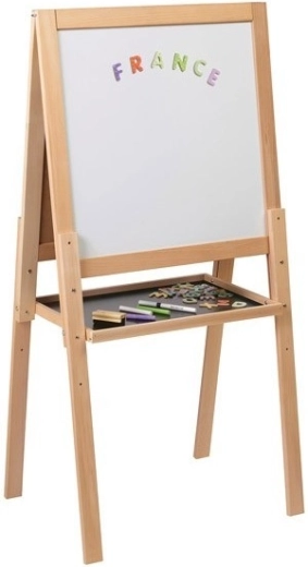 Tableau blanc magnétique et lettres