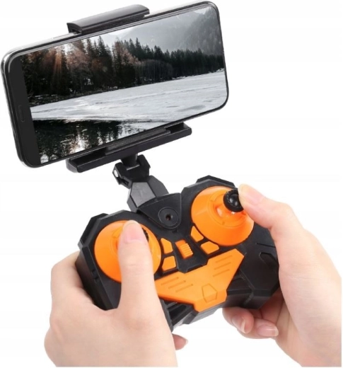 Télécommande avec support pour téléphone