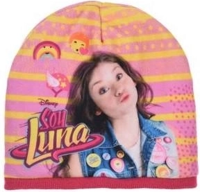 Bonnet Soy Luna avec bord framboise