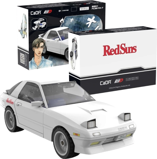 CaDA Mazda RX-7 FD3S Initial D kit de construction de voiture 1:35