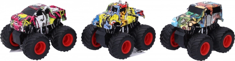Voiture tout-terrain à inertie 12 cm