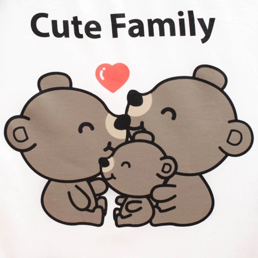 Motif Cute Family adorable