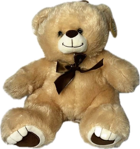Ourson en peluche brun clair 28 cm