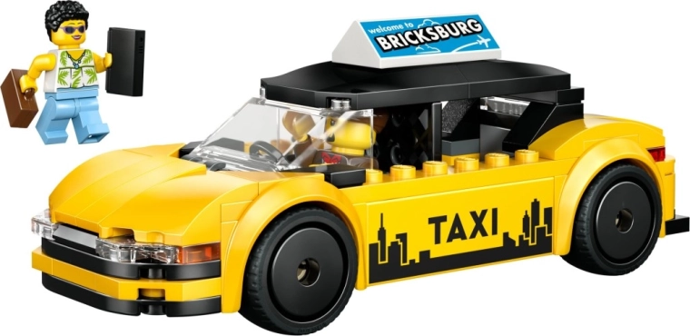 Design authentique du taxi urbain