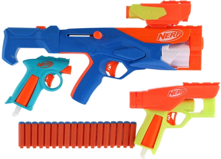 Trois blasters pour jouer ensemble